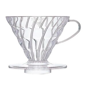 Hario V60 02 Plastik Dripper, Şeffaf